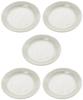Mino Ware Natural White Tableware Set, Dishes, Plates, Dishes, Set of 5, Diameter 14 X Height 2.5cm, Japanese Tableware, Microwave Safe, Dishwasher
