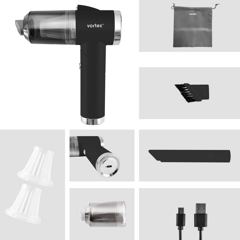 Vortex CRC90 black cordless handheld vacuum cleaner
