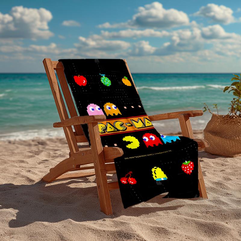 Pixel Game Fashion Beach Towel: Ideal for Summer Adventures Soft, absorbent and quick drying suitable for swimming and bathing