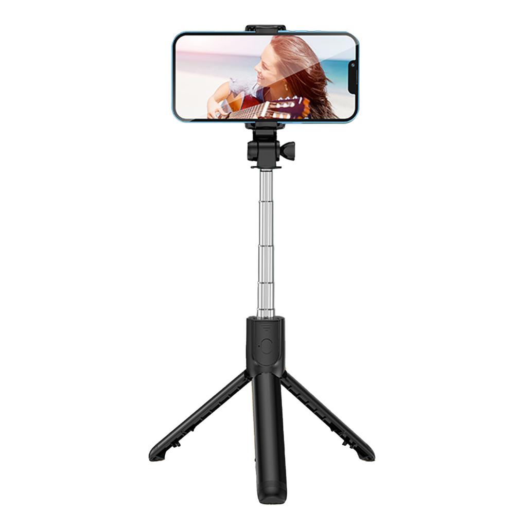 Live Video Tripod Selfie Stick Stainless Steel Telescopic Folding Portable Selfie Rod with Remote Control