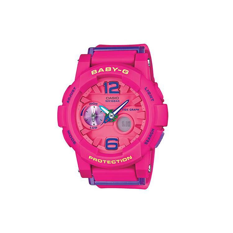 

CASIO Women s BABY-G Red Watch BGA-180-4B3 BGA-180-4B3 Pink Dial