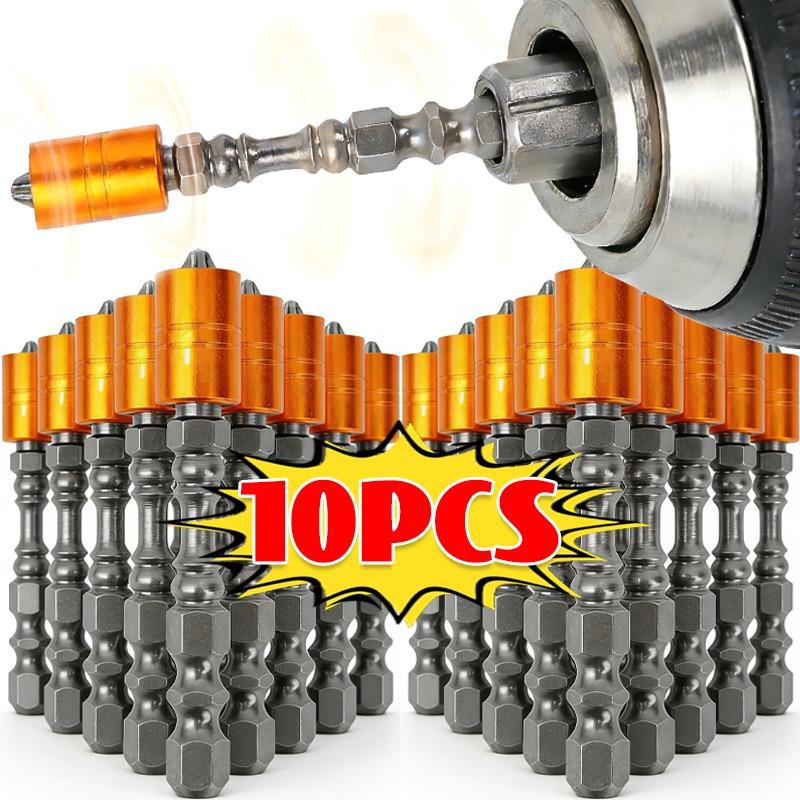 Magnetic Screwdriver Bit Set 65mm Phillips Electronic Screwdriver Bits Hex Shank Handle Screw Tightening Repair Accessories