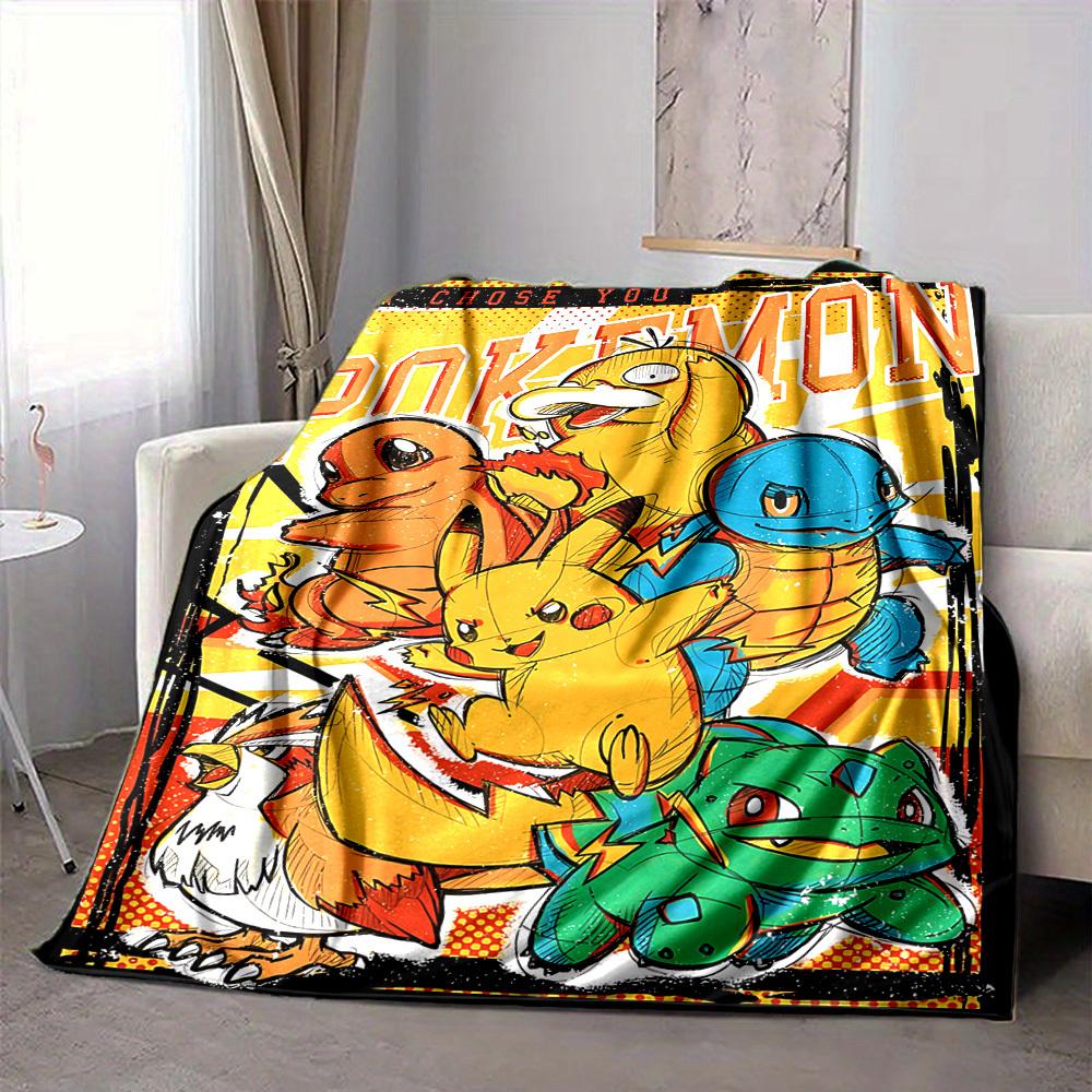 1pc Pokemon, Charmander Blanket Versatile for Couch, Office Bed
