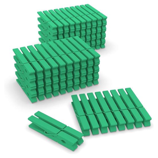 50 Stück Holz-Wäscheklammern, Foto-Clips, starker Halt, kompakte Größe, tragbar, strapazierfähig, für Kunsthandwerk, Bilder-Clips, bunte Wäscheklammern