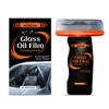 Car Glass Oil Film Cleaning Brush with Microfiber Head Removes Water Stains Grease for Windshield Mirror Easy Use Tool