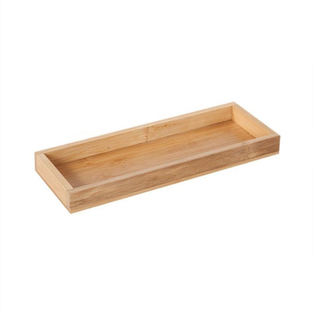Bamboo Wooden Tea Tray Rectangular Dinner Plate Tableware Serving Tray  Hotel