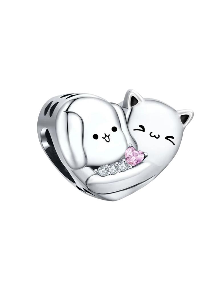 Silve Cross Travel Bible Cat Dog Chameleon Pet Charms Bead Diy Bracelet Bangle Of High Quality Fine Jewelry