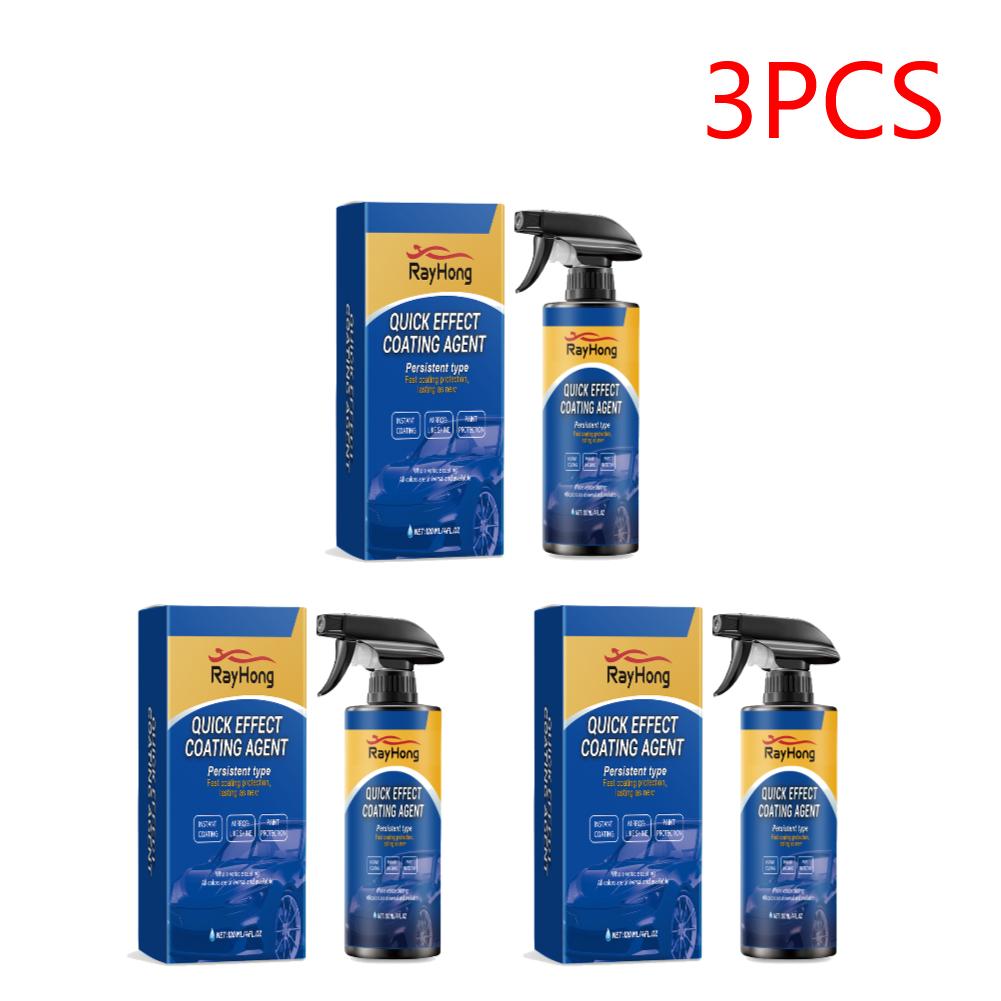 2-3PCS Car Coating Spray Car Coating Hydrophobic Protection Car Polishing Maintenance Water Repellent Spray Car Accessories