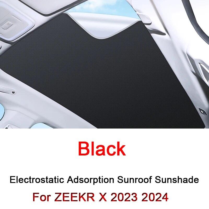 

Подходит для ZEEKR X 2023 2024, электростатическая адсорбция, солнцезащитный козырек на крышу автомобиля, просвет, слепое затенение, солнцезащитные козырьки на лобовое стекло, чехлы на люк