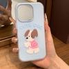 Pink Schoolbag Puppy for IPhone14/15pro for Apple 16 Mobile Phone Case 11 Cute 12pro Niche 13pro