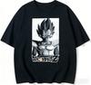 Dragon Ball Z Vegeta Large L Black Short Sleeve Tshirt New Super Saiyan Goku