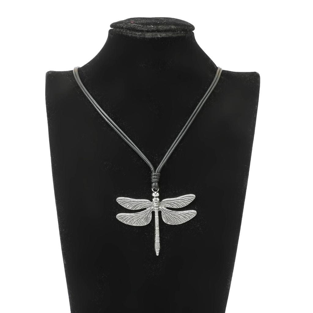 Retro Dragonfly Pendant Women'S Long Fashion Trend Versatile Sweater Chain Accessories