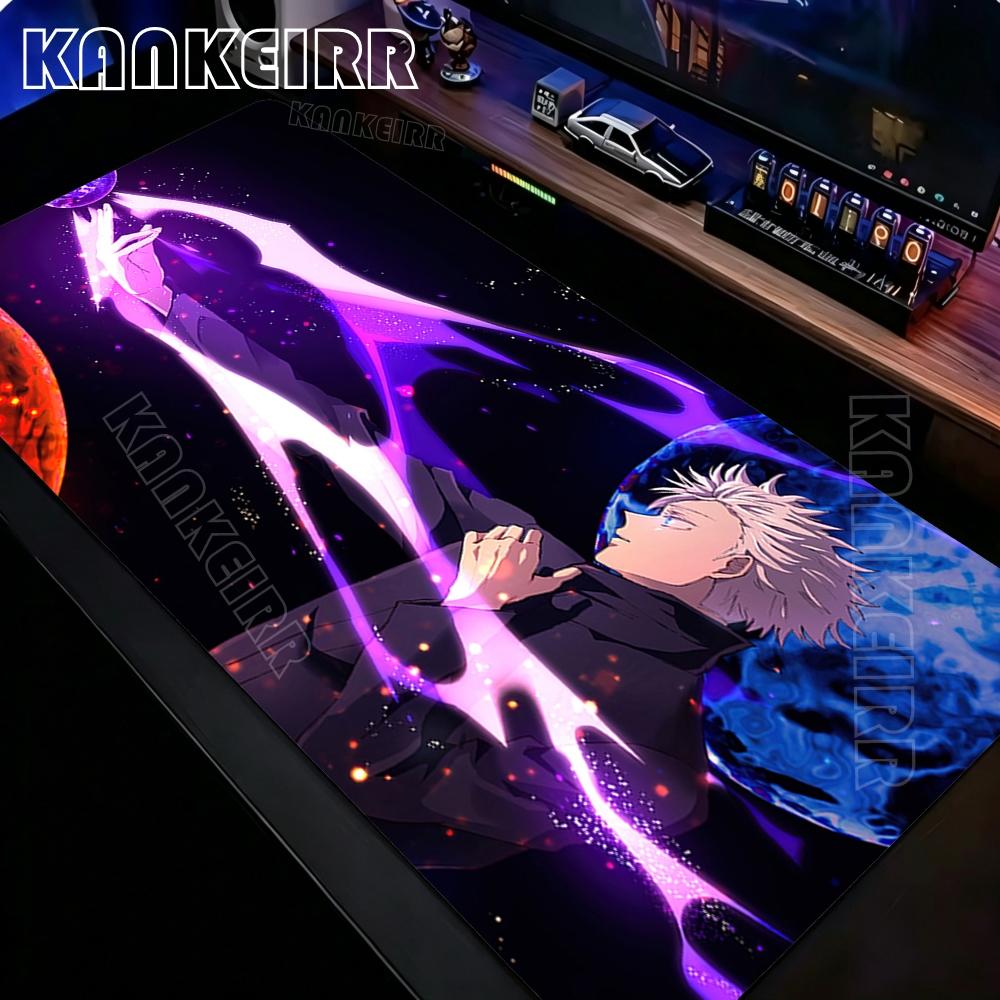 Anime Supernatural Jujutsu Kaisen Mouse Pad Natural Rubber Mousepad Large Gaming Lockedge Thickened Pc Table Desk Mat Big Carpet