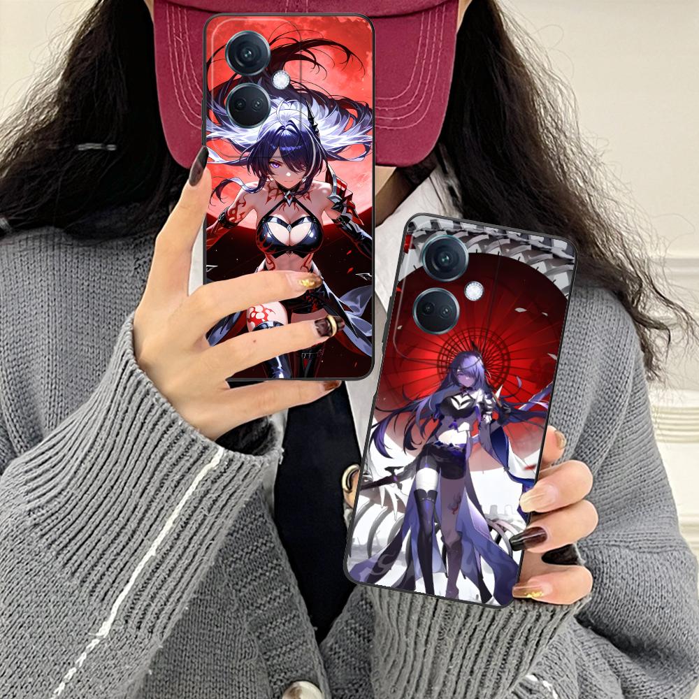 HSR Acheron Matte TPU Mobile Phone Case for OPPO Find X9 X8 X7 X6 X5 X3 X2 Plus s Pro Ultra Lite Colorful Printing Cover