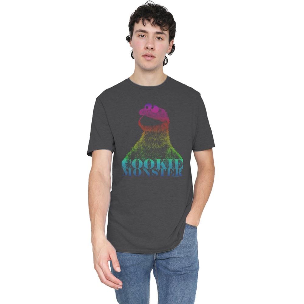 Sesame Street Cm Halftone T-Shirt S-3XL Charcoal XXXL
