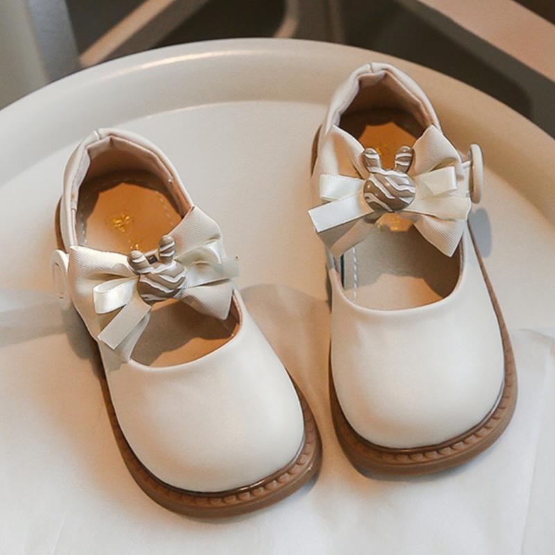 

Маленькие кожаные туфли для девочек, модная модная обувь для девочек в британском стиле принцессы, универсальная 30 бежевый