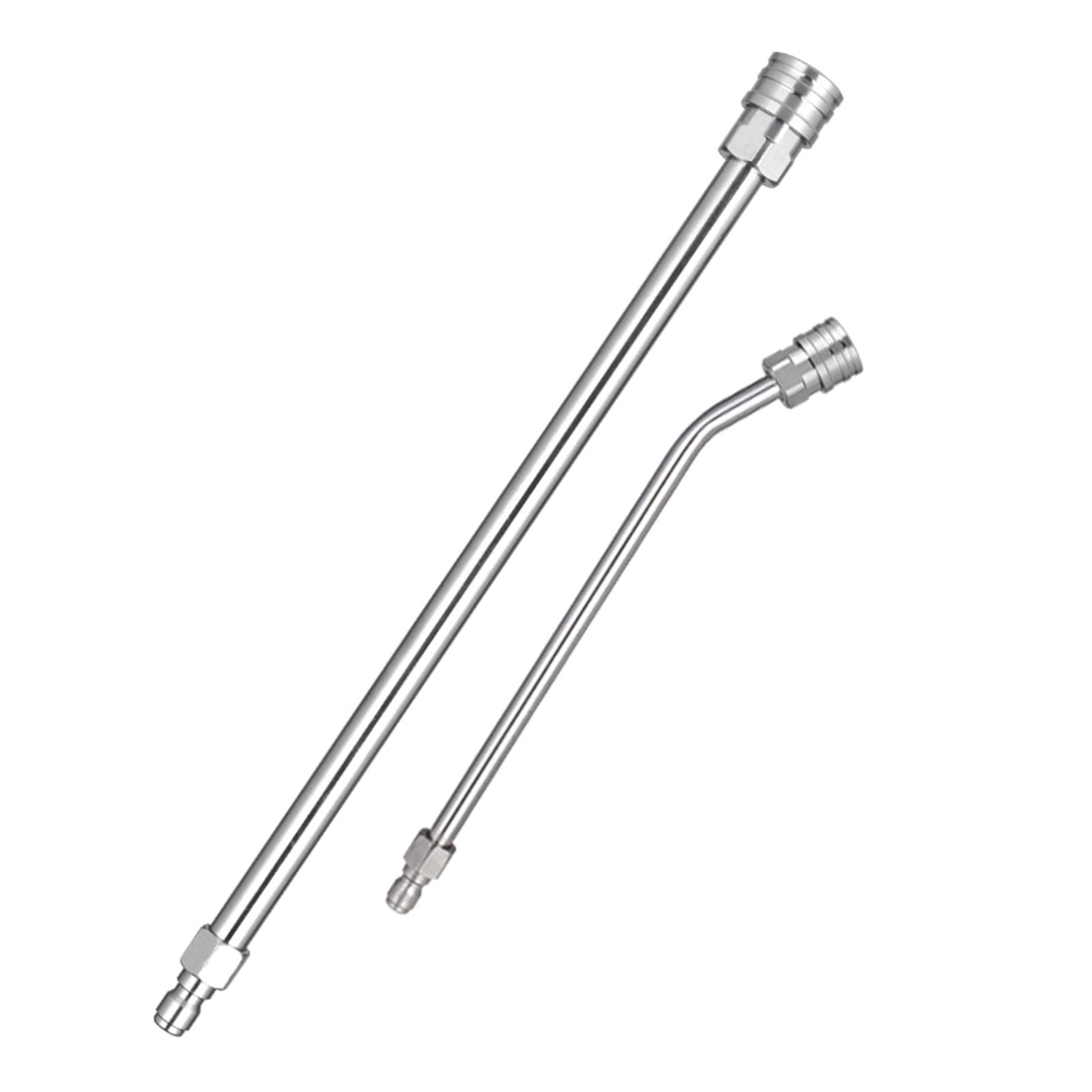 

2 шт. удлинительные стержни для шайбы прямой стержень изогнутый стержень быстроразъемные соединения сменные аксессуары портативные чистящие инструменты Stainless Steel