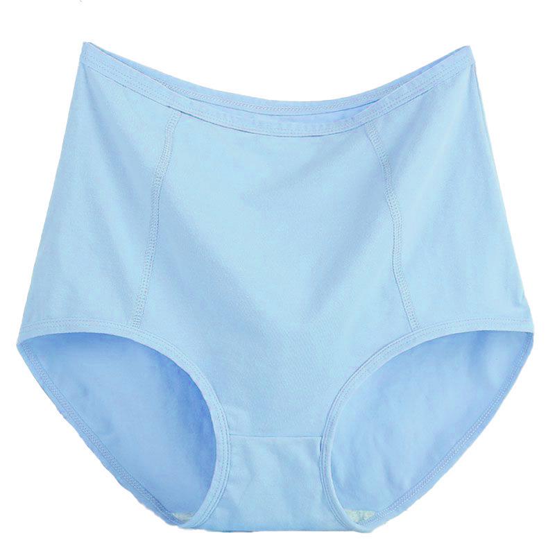 Plus Size Women's High Waist Antibacterial Cotton Underwear
