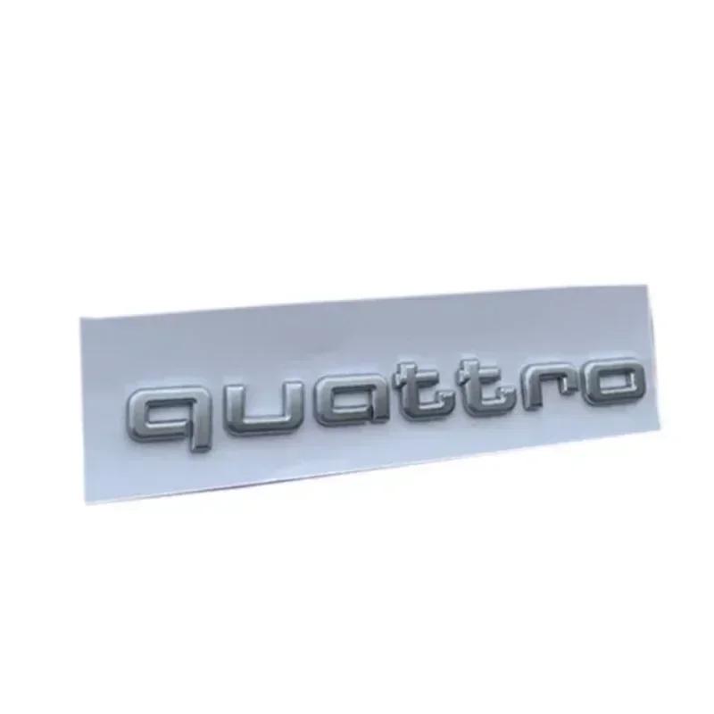 S1 Car ABS Rear Trunk Sticker For S1 35 55 50 Quattro Logo A7 A8 Q3 A1 A3 A5 A6 Q4 Q5 S7 A4L Tail Emblem Badge Decals AZ1s18
