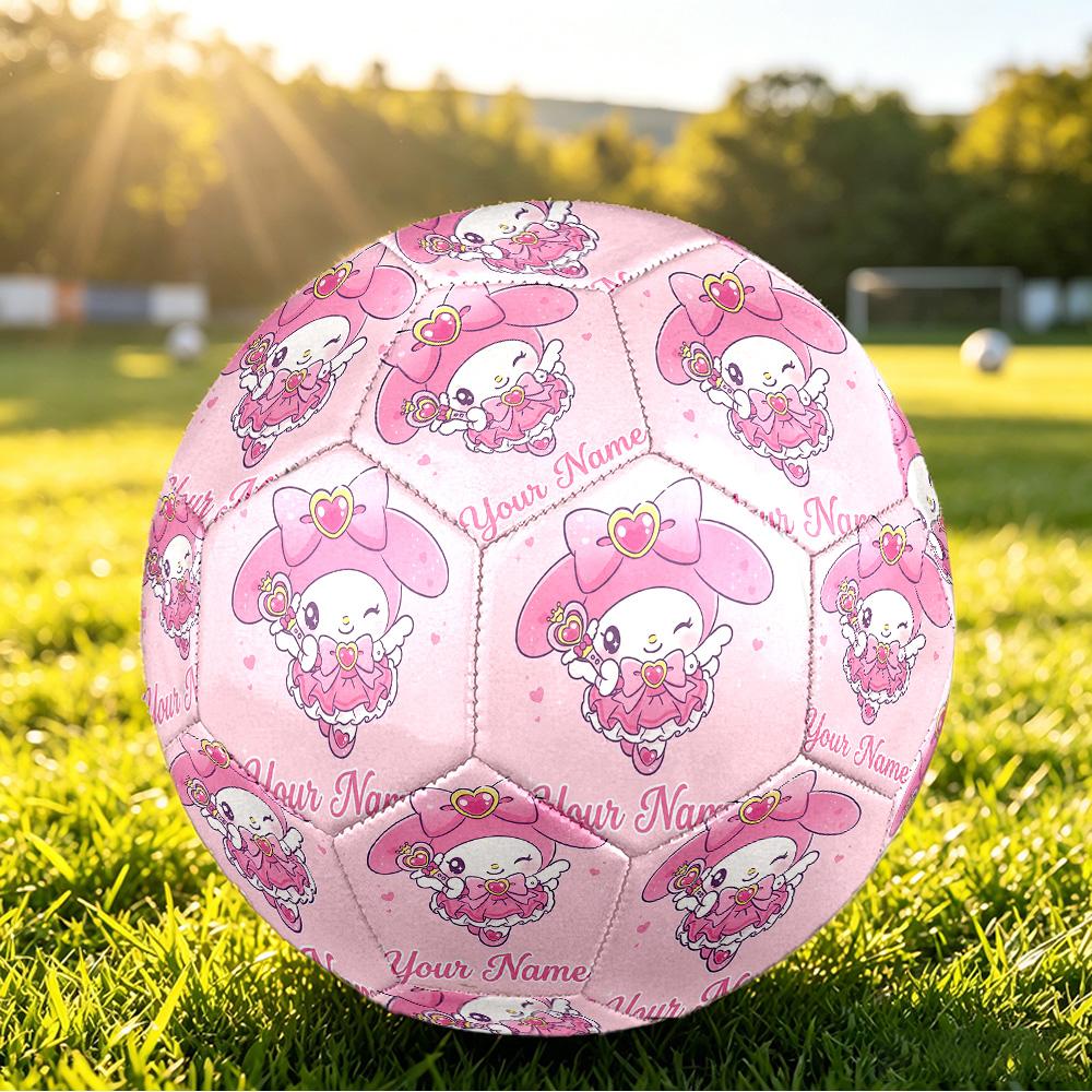 Size 5 FootballMy Melody Durable PU Soccer Ball for Sports Training Outdoor Competition