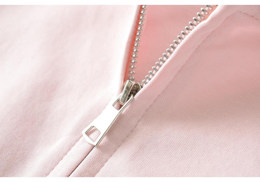 Women's Macaron Color Short-Sleeved Hooded Cardigan with Bubble Sleeves and Thin Sun Protection
