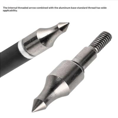 Vârfuri de Câmp Metalice cu Filet 8,8 mm Vârfuri de Săgeată Arcuri Inel de Cauciuc Reducere a Zgomotului pentru Săgeți de Vânătoare Accesoriu