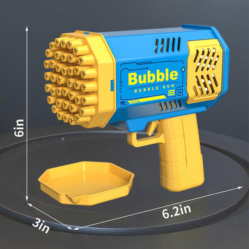40 Hole Bubble Blowing Toy Bubble Machine Gift Holiday Gift Outdoor Bubble Gun (Without Bubble Water)