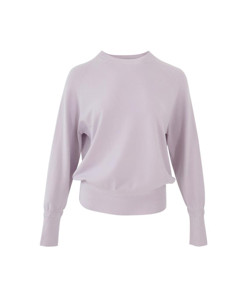Baseukala Chic Raglan Round Neck Long Sleeve Knitwear (5Colors)