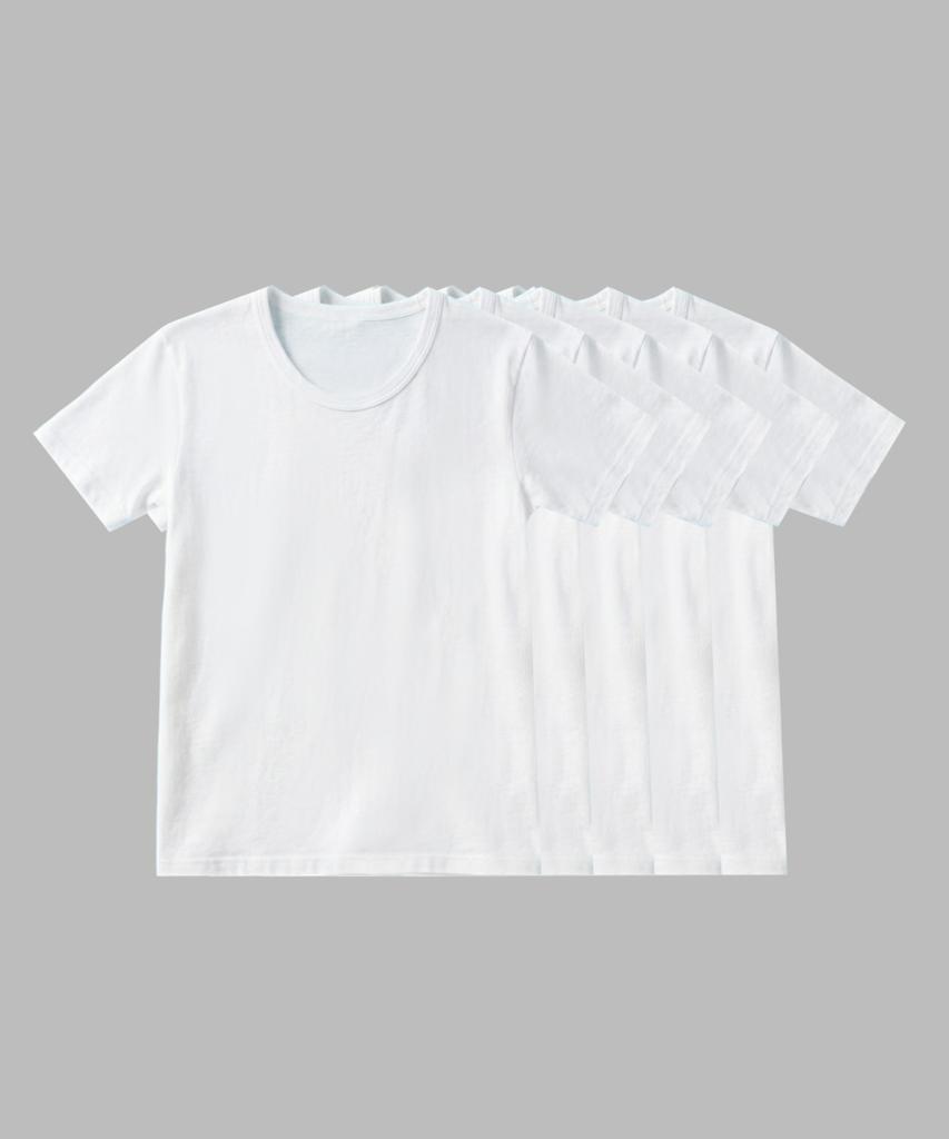 BYC Men'S 40-Count Short Sleeve Running Shirt 5-Pack