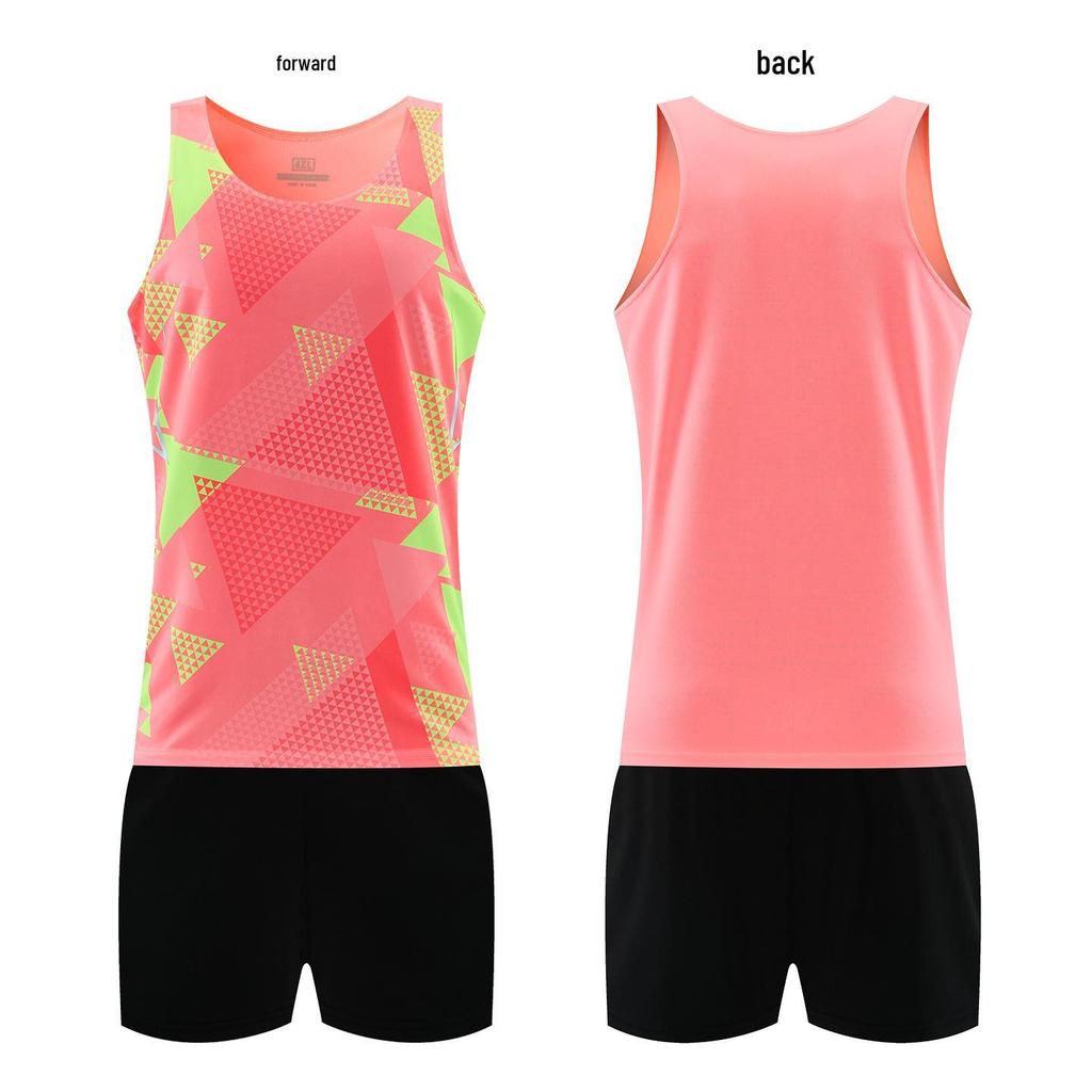 Men's Quick-Dry Track and Field Training Set: Marathon Running Vest & Shorts