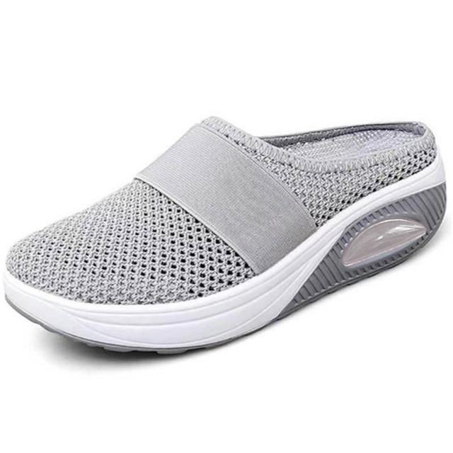 Chinelos de cunha femininos chinelos premium vintage antiderrapante casual plataforma feminina sapatos retro plus size sandálias ortopédicas para diabéticos