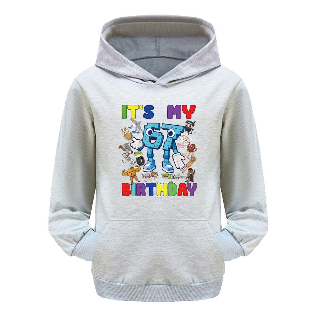 5394 Kids Boys Girls Steal a Brainrot 67 Printed Casual Long Sleeves Hoodies Top