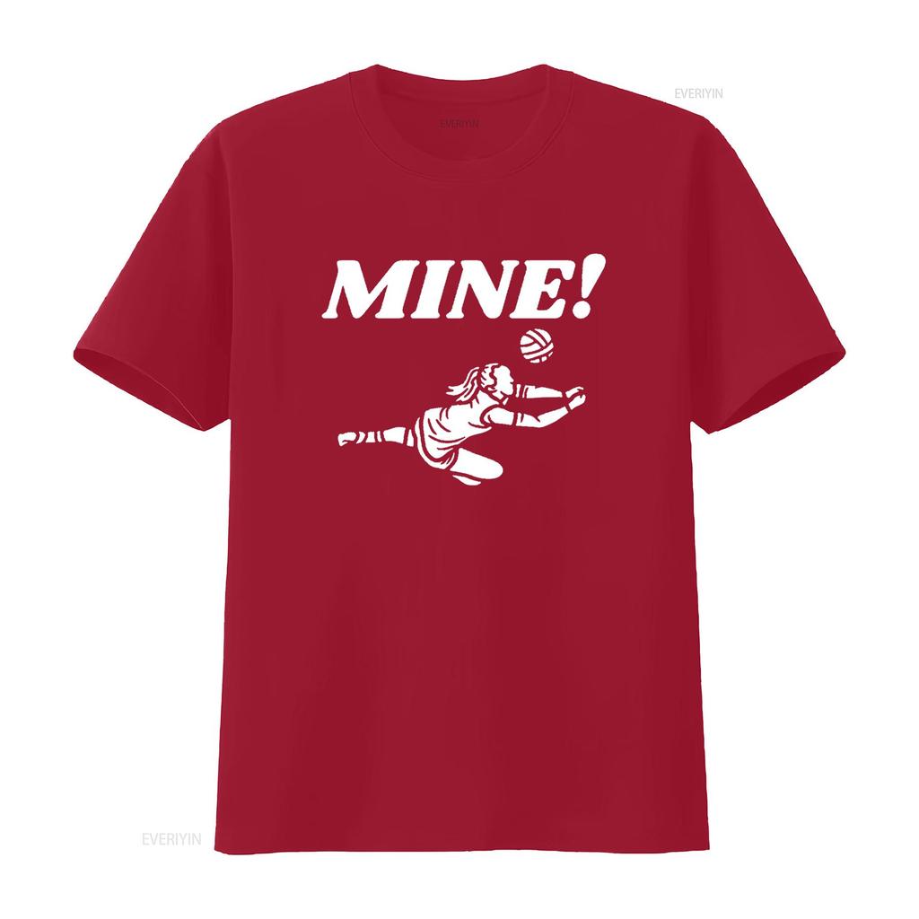 Funny Volleyball Players Libero Mine T Shirt vintage Washed Stylish Versatile Unisex graphic Slightly Casual homme Breathable