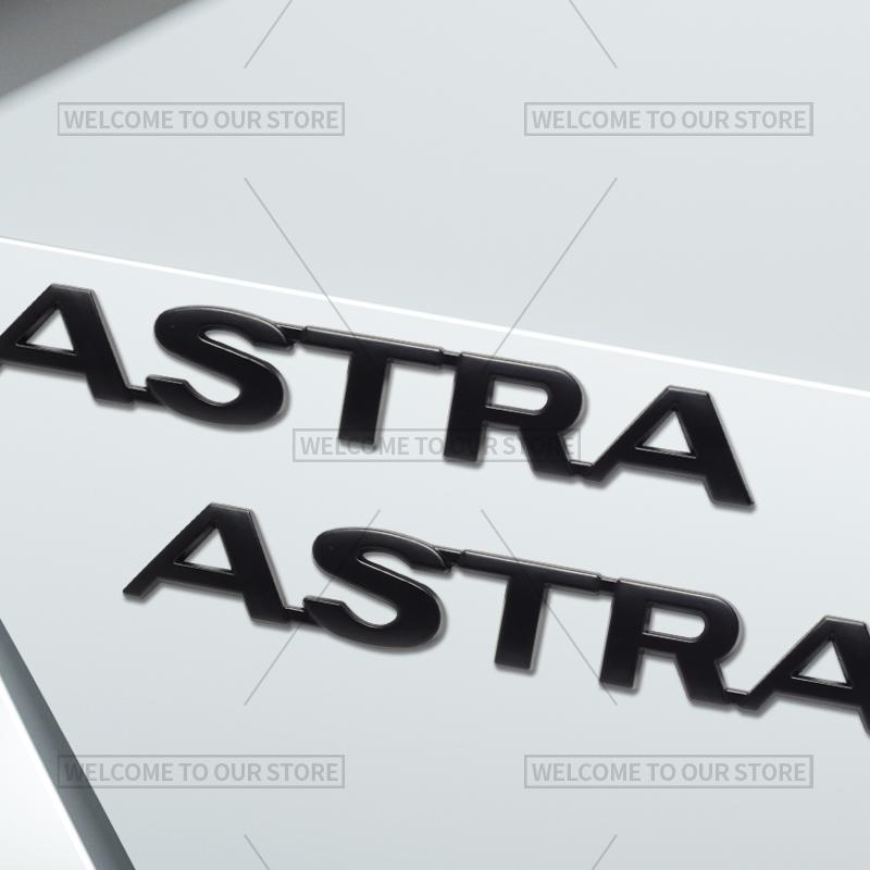 1pc 3D Car Styling For  Astra G H J K F Letter Emblem OPC GTC Vauxhall Badge Metal Stickers Rear Trunk Decals Auto Accessories