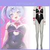 Sensational Halloween Bunny Hole Cosplay Costume Sexy Rabbit Girl Bodysuit For Anime Performances