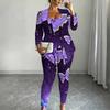 Plus Size Floral Print 3 Piece Outfit, Long Sleeve Open Front Cardigan Cami Top Leggings Set for Women