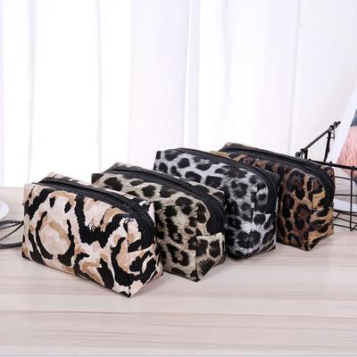 Bijin Leopard Print Cosmetic Makeup Pouch