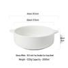 Cartoon Ceramic Double-Ear Soup & Salad Bowl