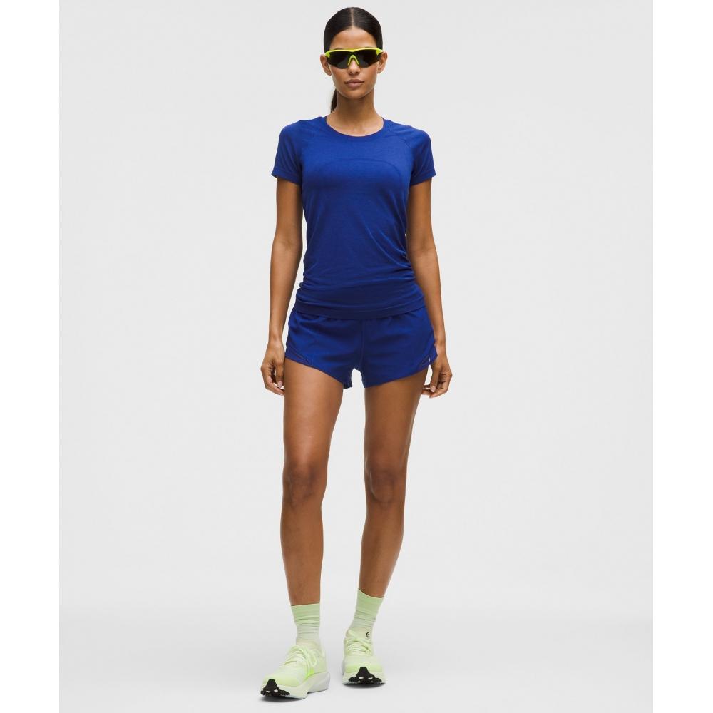 Lululemon Swiftly Tech Short Sleeve Shirt 2.0  Hip Length Deep Sea Blue Deep Sea Blue