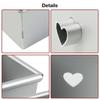 Flowing Heart Cake Mold Bread Baking Pan Non-Stick Loaf Pans Toast Box Alloy Square Heat Resistant Cake Mold With Removable Tube