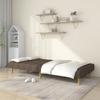 2 Seater Sofa Bed Taupe Fabric