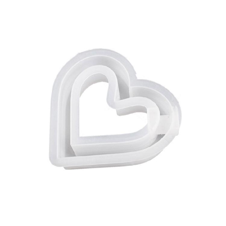 Test Tube Vase Silicone Mold Heart Shaped Flower Pots Hydroponic Plant Molds DIY