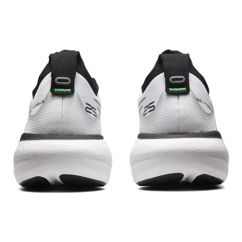 New Asics Gel Nimbus 25 White Black 1011B547-103