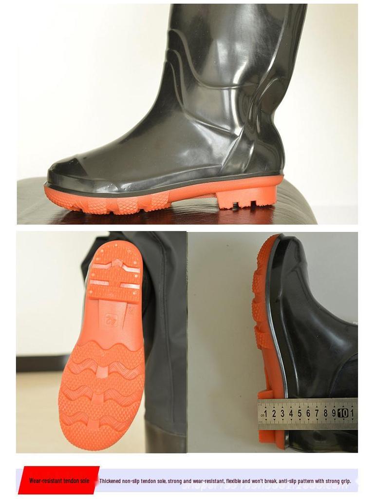 Red Poetry Thickened Fishing Waders / Pants for Catching Fish