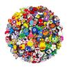 Random Cartoon Crocs Shoe Charms & Pins - Cool & Cute Bulk Pack (30-50-100 Pieces)