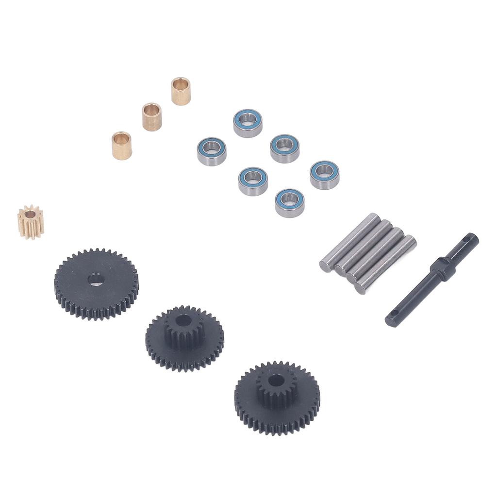 Heavy Duty Steel RC Car Transmission Gear Set with Shaft Motor Gear for Traxxas TRX4M 118 RC Car
