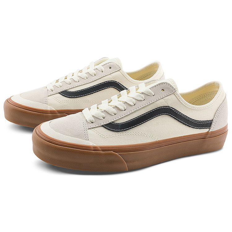 Vans Style 136 Decon VR3 Classic Comfortable Lightweight Durable Low-Top Skate Shoes Unisex Sneaker White VN0A4BX9CNH