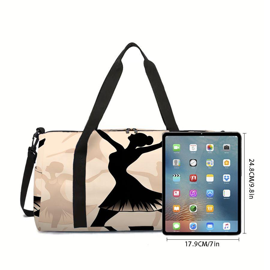 Yoga Print Large Capacity Luggage Bag for Boy/Girl Best Gift 2D Cartoon Travel Duffels Outdoor Fitness Bag for Children