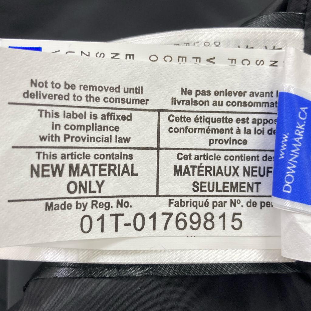 CANADA GOOSE 3805M Black CARSON PARKA / Carson Parker Down Jacket Jacket XL blackUsed