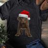 Chocolate Lab Christmas Shirt: Funny Labrador Dog Lover Gift